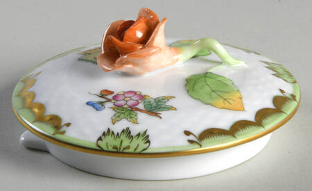 Queen Victoria (Green Border) Lid for Teapot