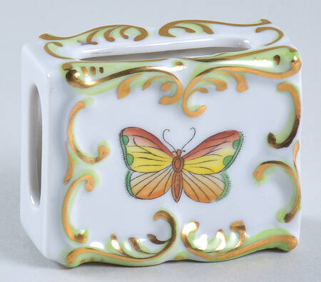 Queen Victoria (Green Border) Match Box Holder