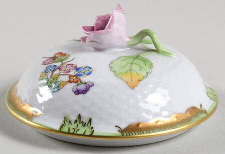 Queen Victoria (Green Border) Lid for Mini Sugar Bowl