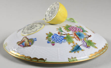 Queen Victoria (Green Border) Lid for Tureen