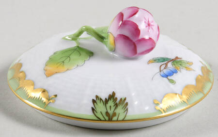 Queen Victoria (Green Border) Lid for Sugar Bowl