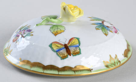 Queen Victoria (Green Border) Lid for Sugar Bowl