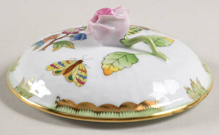 Queen Victoria (Green Border) Lid for Sugar Bowl