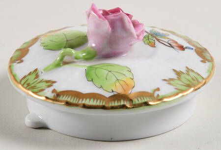 Queen Victoria (Green Border) Lid for Teapot