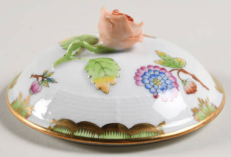 Queen Victoria (Green Border) Lid for Mini Sugar Bowl