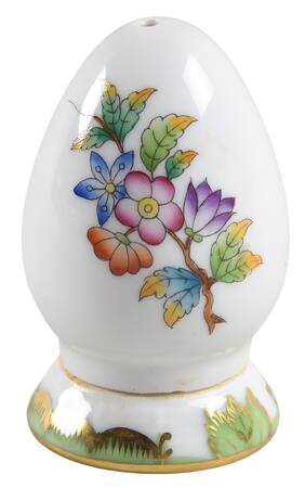 Queen Victoria (Green Border) Salt Shaker