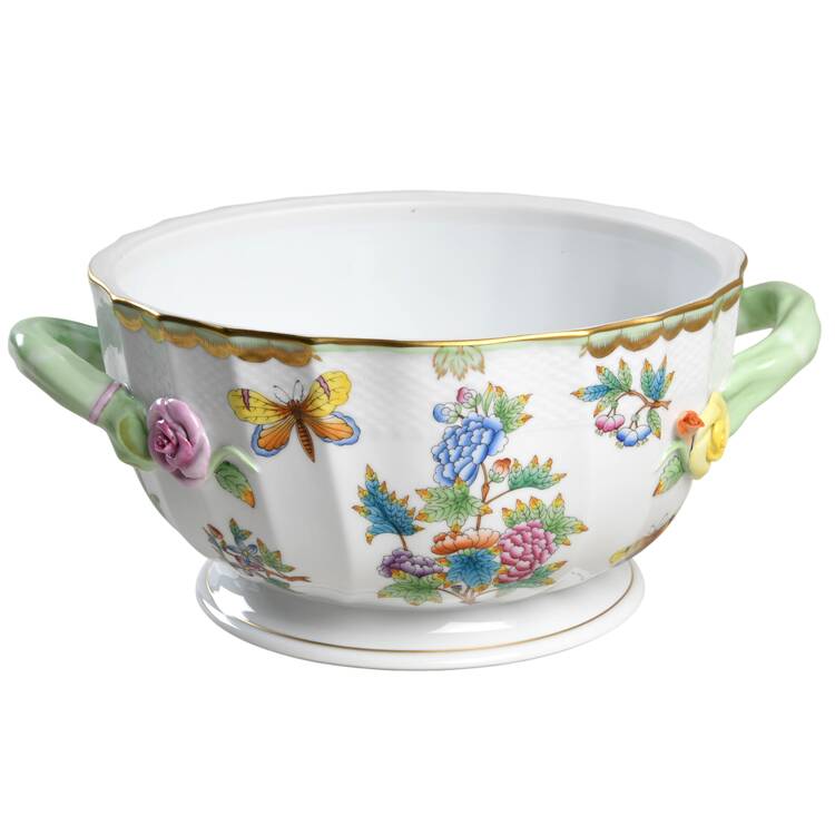 Queen Victoria (Green Border) Tureen No Lid