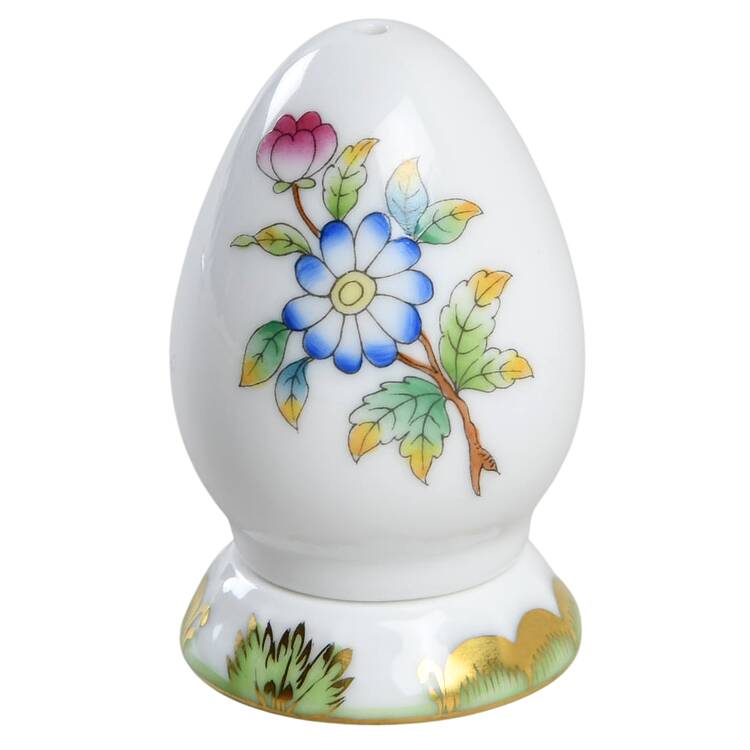 Queen Victoria (Green Border) Salt Shaker