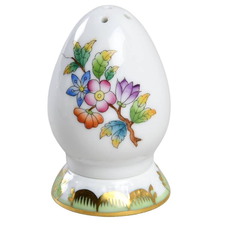Queen Victoria (Green Border) Pepper Shaker