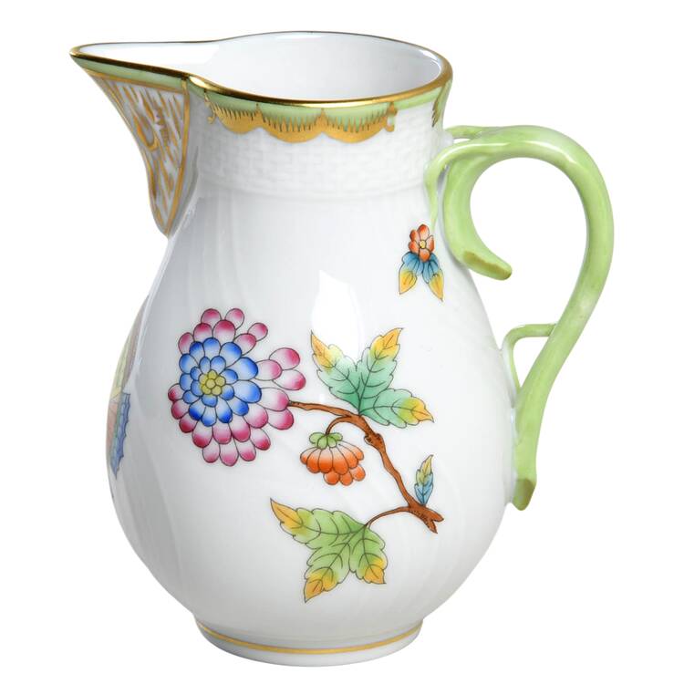 Queen Victoria (Green Border) Creamer