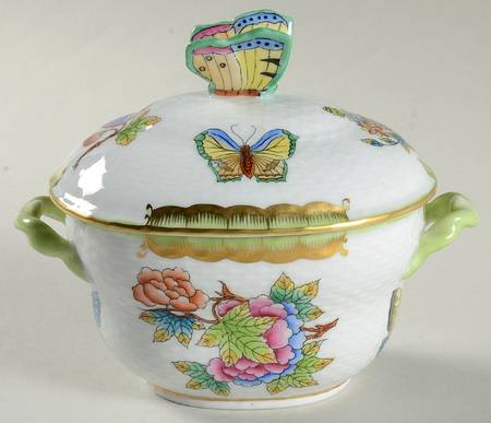 Queen Victoria (Green Border) Small Candy Box & Lid