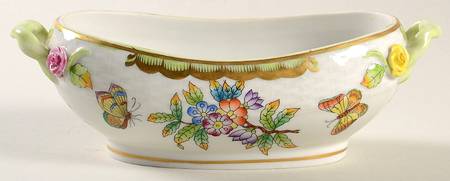 Queen Victoria (Green Border) Medium Candy Box, No Lid