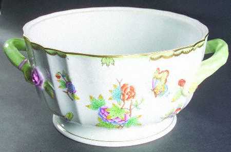 Queen Victoria (Green Border) Tureen No Lid