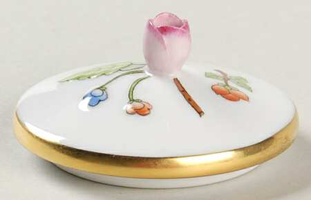 Queen Victoria (Green Border) Lid for Small Trinket Box
