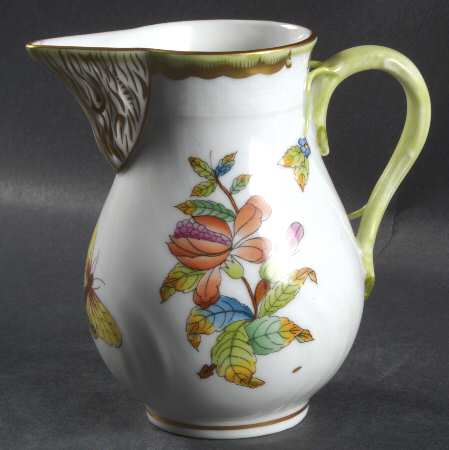 Queen Victoria (Green Border) Creamer