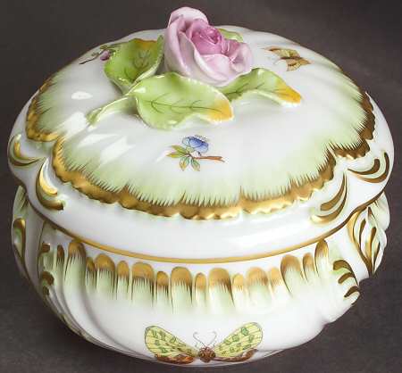Queen Victoria (Green Border) Small Candy Box
