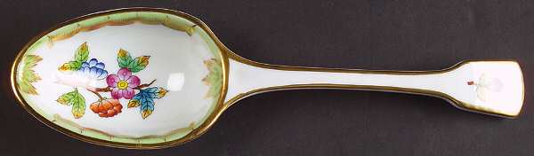 Queen Victoria (Green Border) Tablespoon (Serving Spoon)