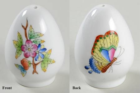 Queen Victoria (Green Border) Pepper Shaker No Ceramic Stopper