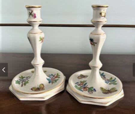 Queen Victoria Older (VA) 7" Candlestick