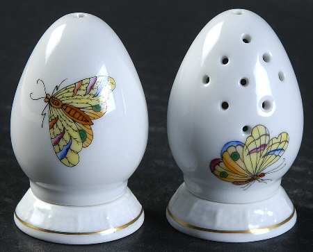 Queen Victoria Older (VA) Salt & Pepper Set with Ceramic Stoppers