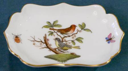 Rothschild Bird (RO) 4" Rectangular Ashtray