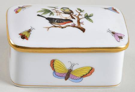Rothschild Bird (RO) Trinket Box with Lid