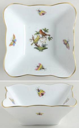Rothschild Bird (RO) 4" Square Bowl