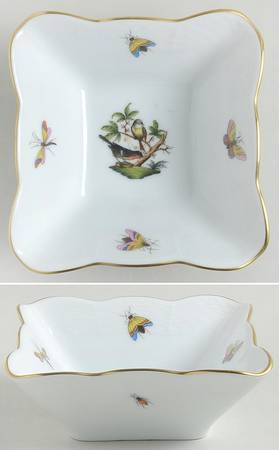Rothschild Bird (RO) 4" Square Bowl