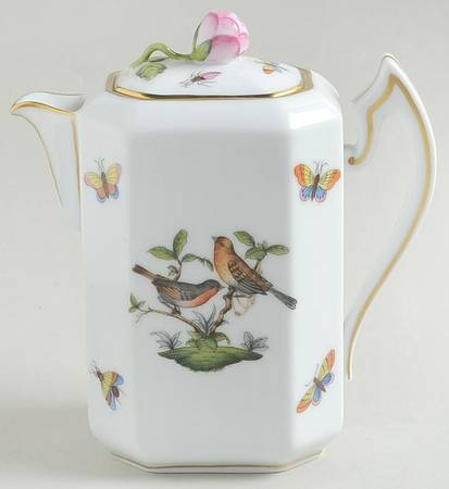 Rothschild Bird (RO) Mini Coffee Pot & Lid