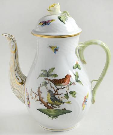 Rothschild Bird (RO) Coffee Pot & Lid