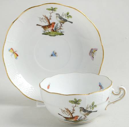 Rothschild Bird (RO) Breakfast Cup & Saucer Set