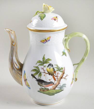 Rothschild Bird (RO) Coffee Pot & Lid