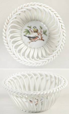 Rothschild Bird (RO) 3" Round Open Weave Basket
