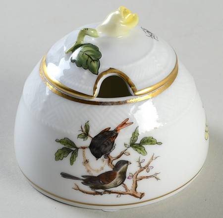 Rothschild Bird (RO) Honey Pot & Lid