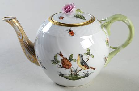 Rothschild Bird (RO) Individual Teapot & Lid