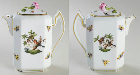 Rothschild Bird (RO) Mini Coffee Pot & Lid