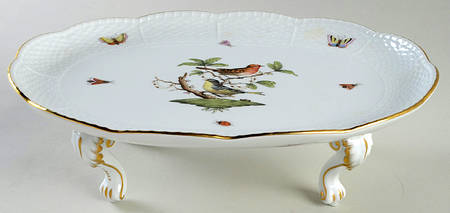 Rothschild Bird (RO) 10" 4 Toed Oval Tray