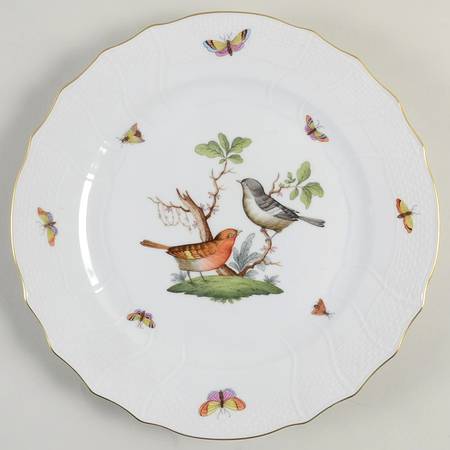 Rothschild Bird (RO) Dinner Plate