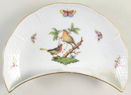 Rothschild Bird (RO) Crescent Salad Plate