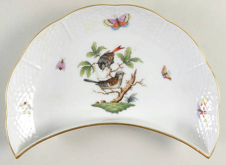 Rothschild Bird (RO) Crescent Salad Plate