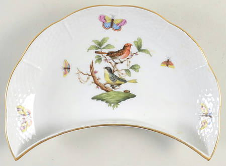 Rothschild Bird (RO) Crescent Salad Plate