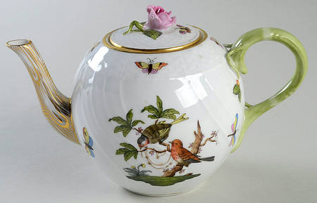 Rothschild Bird (RO) Small Teapot & Lid