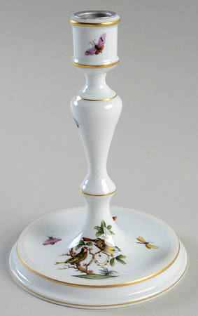 Rothschild Bird (RO) 7" Candlestick/Base w/Metal Insert (for 2Lt Candle