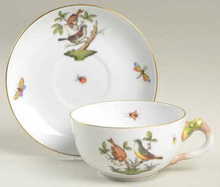Rothschild Bird (RO) Oversized Cup & Saucer Set