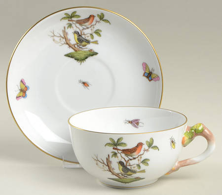 Rothschild Bird (RO) Oversized Cup & Saucer Set