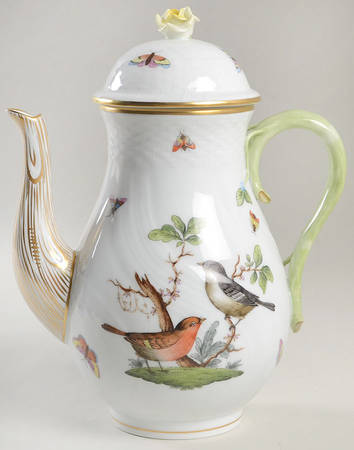 Rothschild Bird (RO) Coffee Pot & Lid