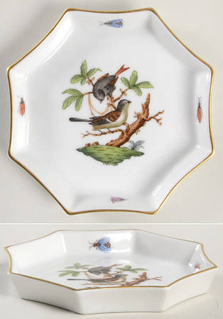 Rothschild Bird (RO) Octagonal Ashtray