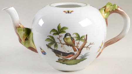 Rothschild Bird (RO) Teapot No Lid