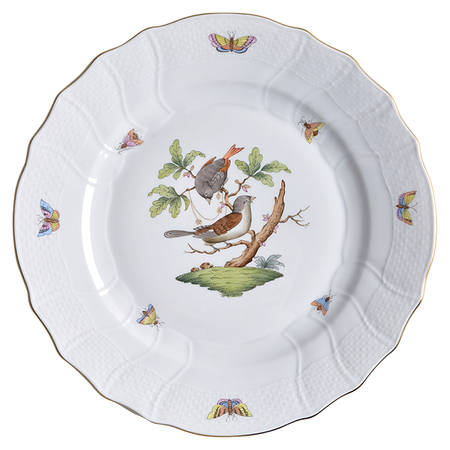 Rothschild Bird (RO) Dinner Plate by Herend