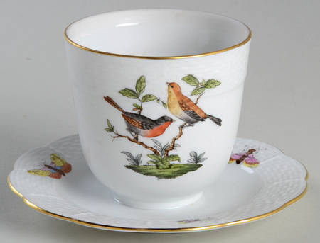 Rothschild Bird (RO) Jam/Jelly w/Attached Underplate No Lid